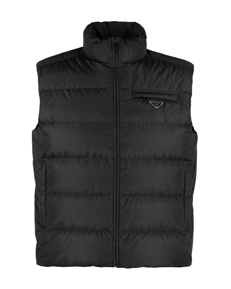 prada bodywarmer hond|Prada gilet men's.